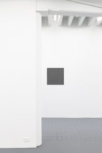 Gallery view looking directly at a single work.