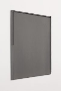 Solid gray surface with ridges and folds.